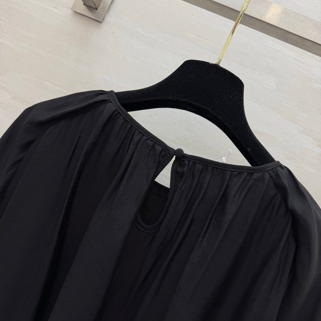 CHLOE 26S PLEATED PUFF SLEEVE TOP STYLE 27