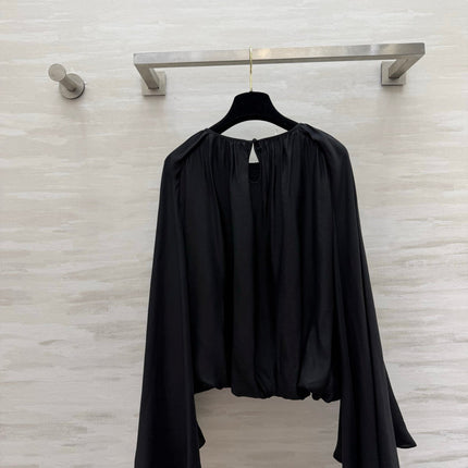 CHLOE 26S PLEATED PUFF SLEEVE TOP STYLE 27