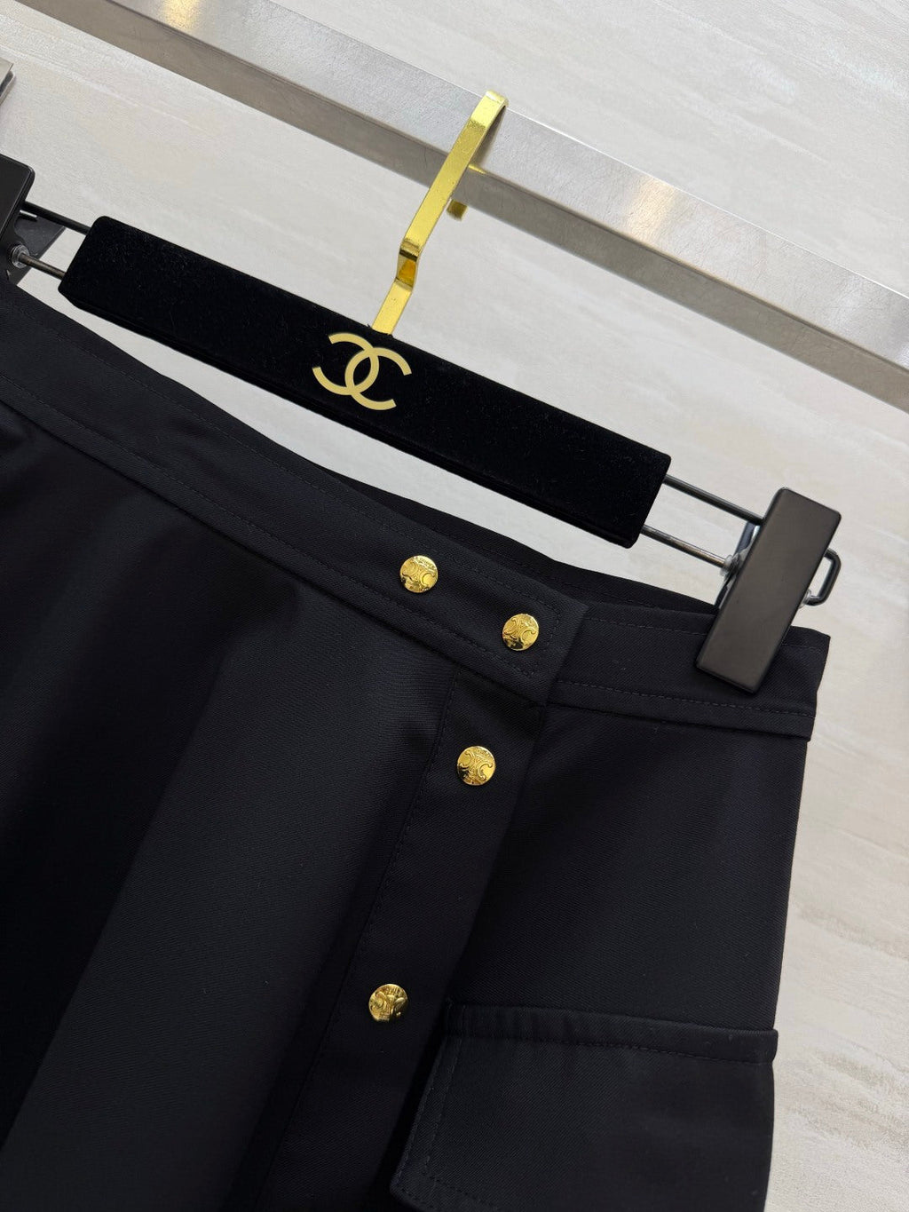 CELINE 26S A-LINE MINI SKIRT 434