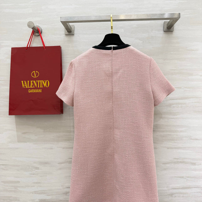VALENTINO 26S SHORT-SLEEVE DRESS 440