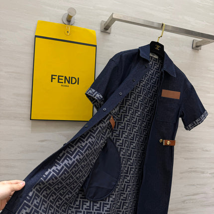 FENDI 26S DENIM DRESS 324