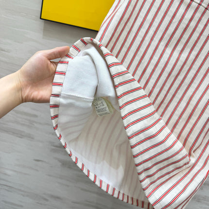 FENDI 26S STRIPED CAMISOLE DRESS 322
