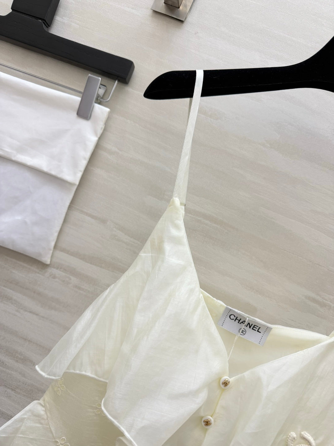 CHANEL 26S RUFFLE CAMI TOP 1471