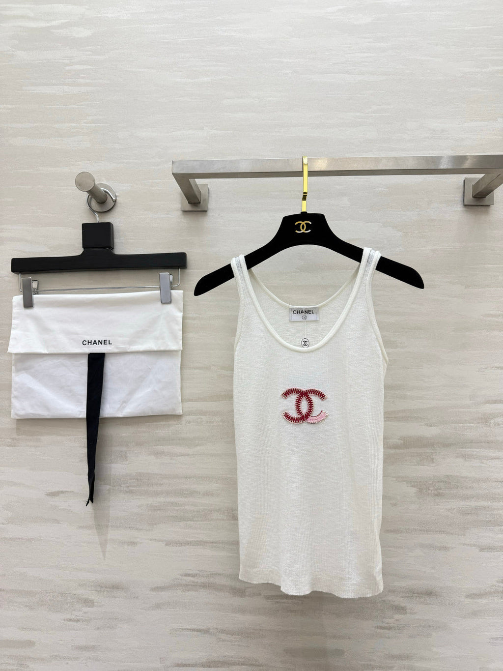 CHANEL 26S KNIT CAMISOLE TOP 1443