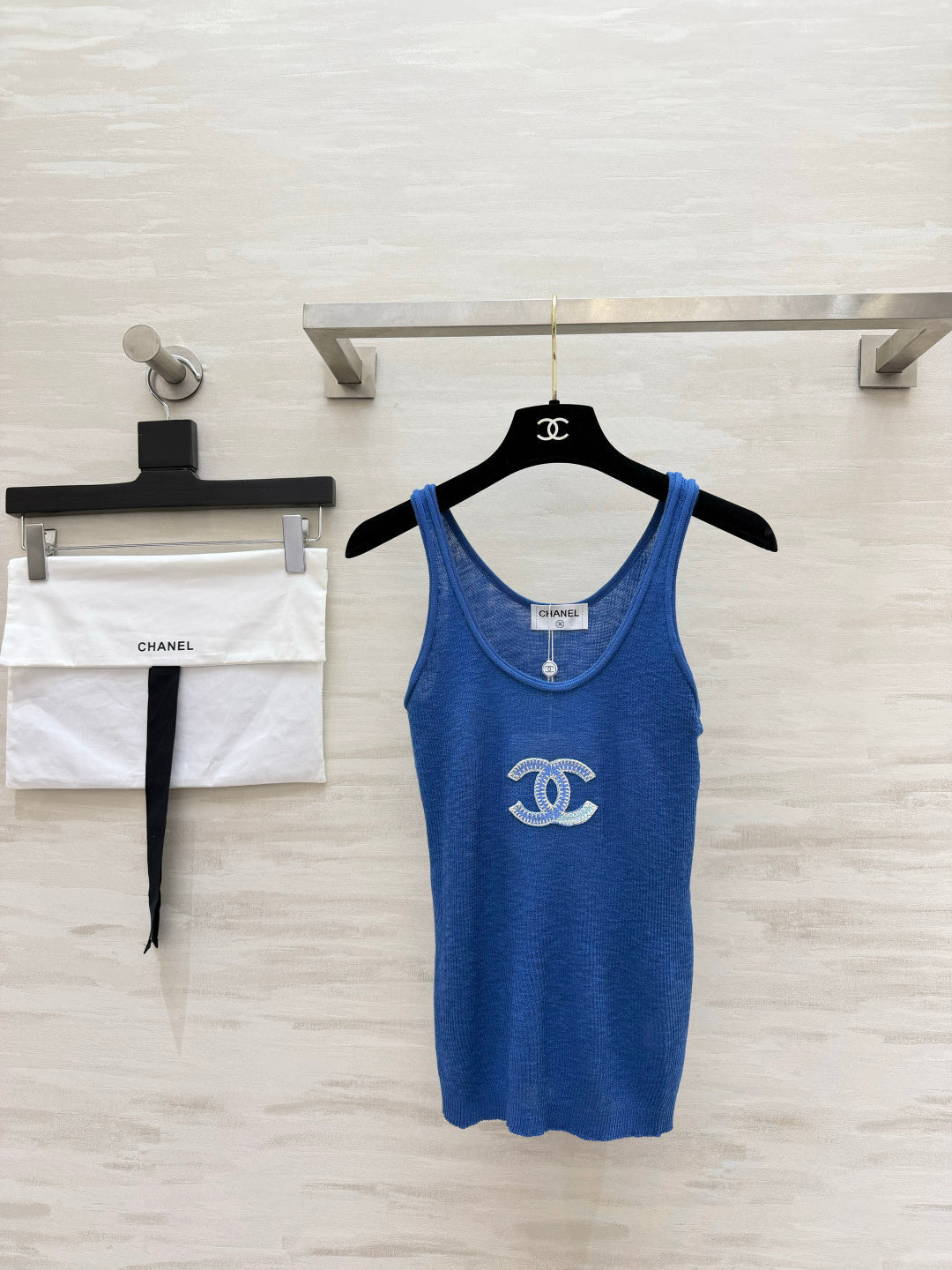 CHANEL 26S KNIT CAMISOLE TOP 1442