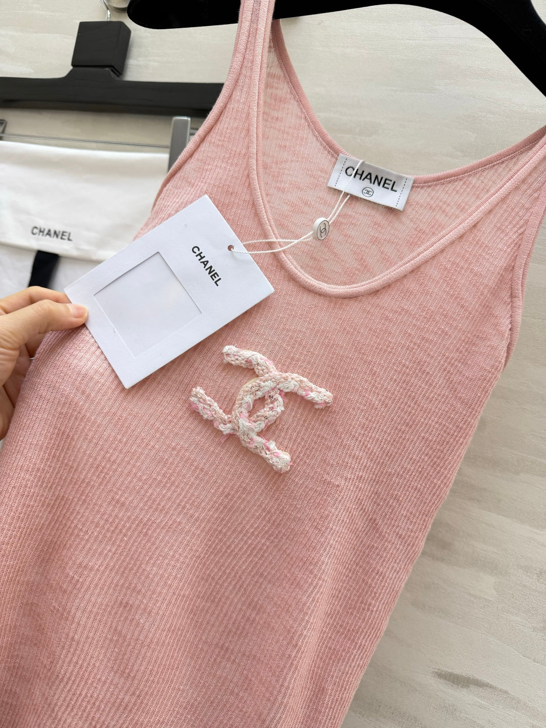 CHANEL 26S KNIT CAMISOLE TOP 1441