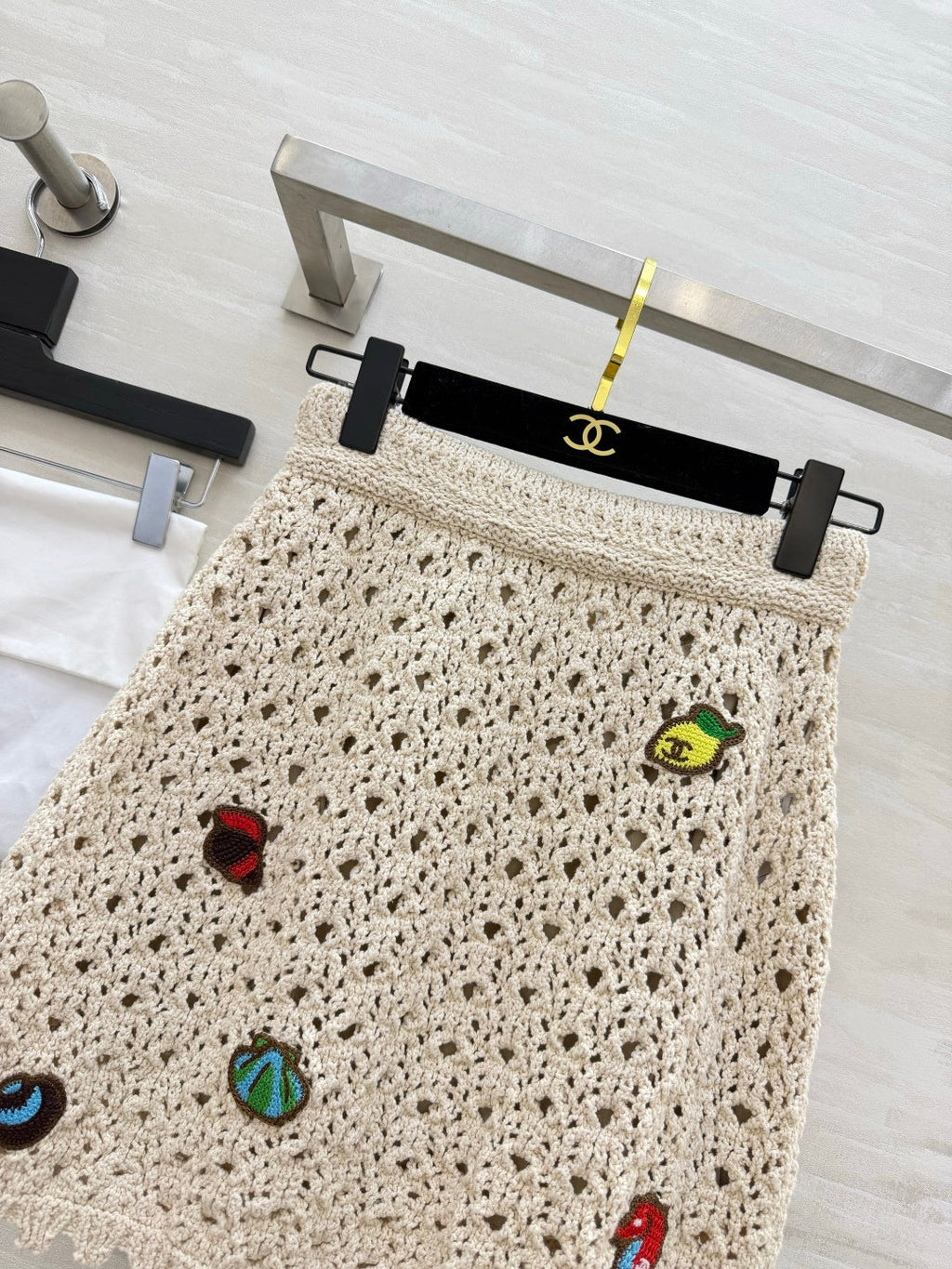 CHANEL 26S KNIT MIDI SKIRT 1423