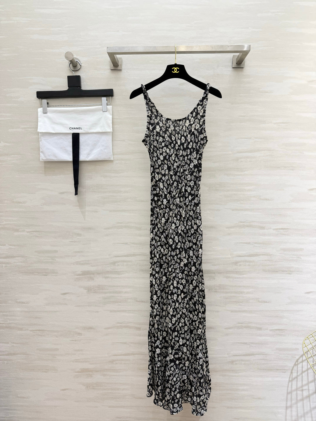 CHANEL 26S FLORAL MAXI SLIP DRESS 1330