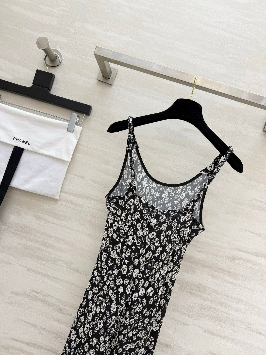 CHANEL 26S FLORAL MAXI SLIP DRESS 1330