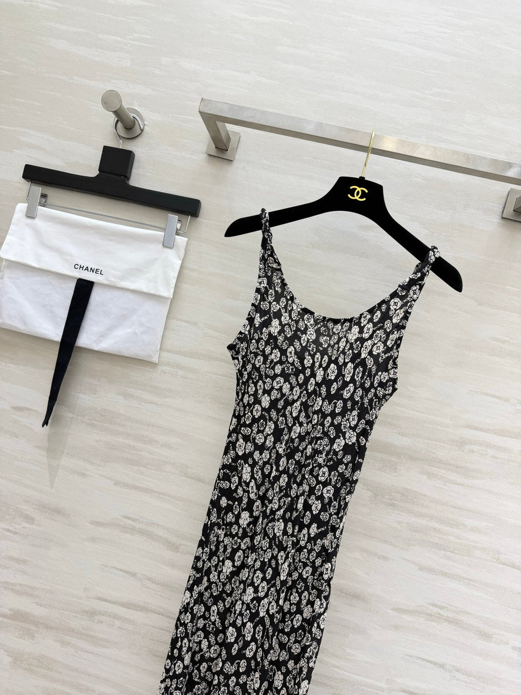 CHANEL 26S FLORAL MAXI SLIP DRESS 1330