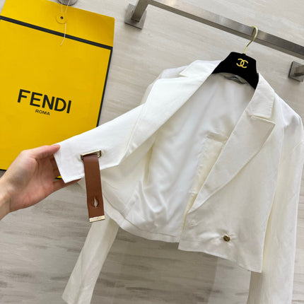 FENDI 26S CROPPED BLAZER 250