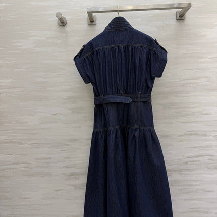 ZIMMERMANN 26S BELTED BUTTON-FRONT MIDI DRESS 279