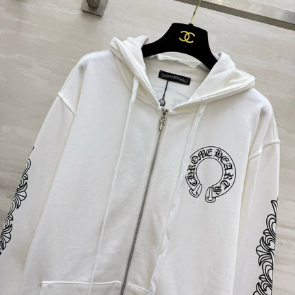 CHROME HEARTS 26S ZIP-UP HOODIE 113