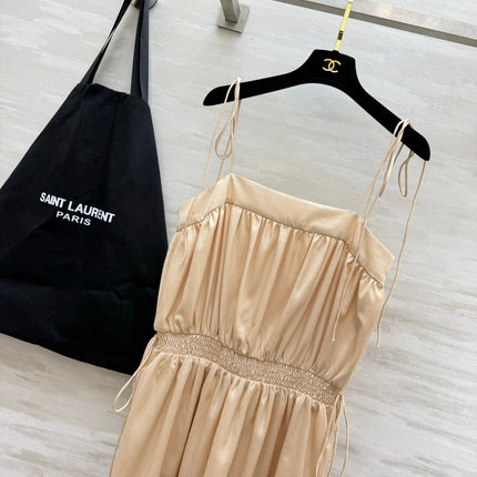 YSL 26S STRAP SLIP DRESS 459