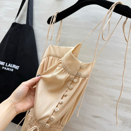 YSL 26S STRAP SLIP DRESS 459