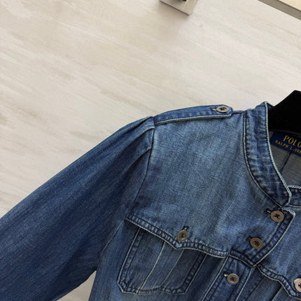 RALPH LAUREN 26S DENIM SHIRT DRESS 744