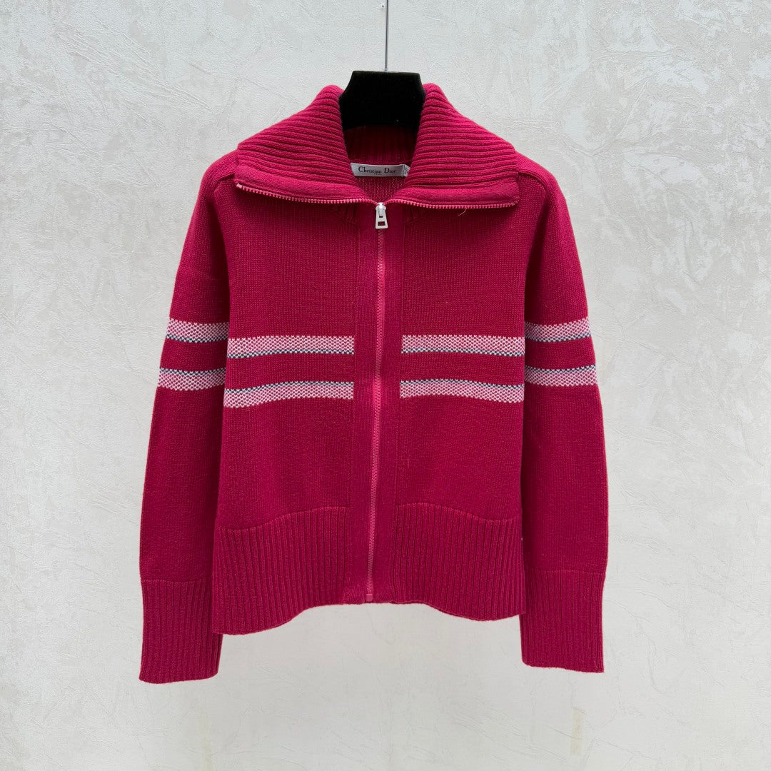 DIOR 25S SHAWL-COLLAR CARDIGAN 642