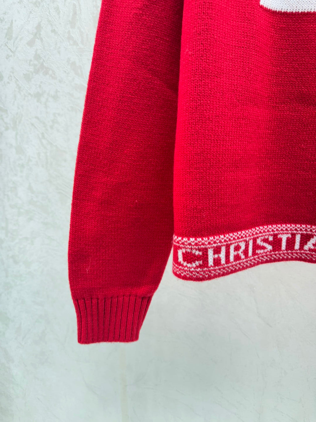 DIOR 25S LONG-SLEEVE KNIT CREWNECK SWEATER 641