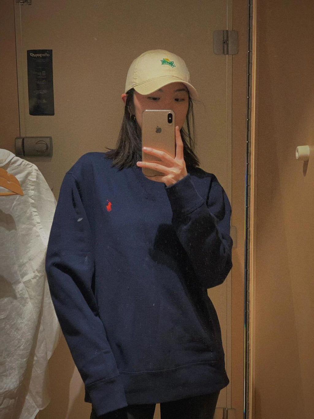 RALPH LAUREN 25S FLEECE SWEATSHIRT WITH EMBROIDERED LOGO 263