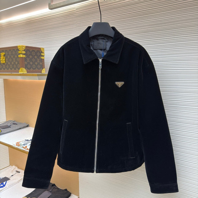 PRADA 25S VELVET JACKET 466
