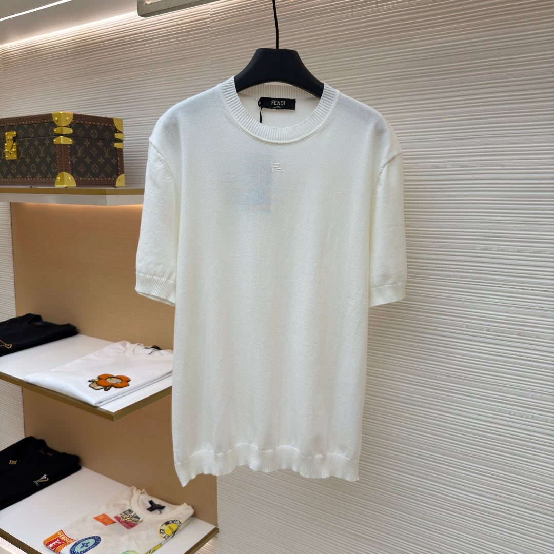 FENDI 26S SHORT SLEEVE KNIT 105