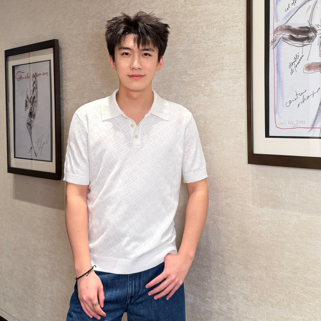 FENDI 26S KNIT POLO SHIRT 028