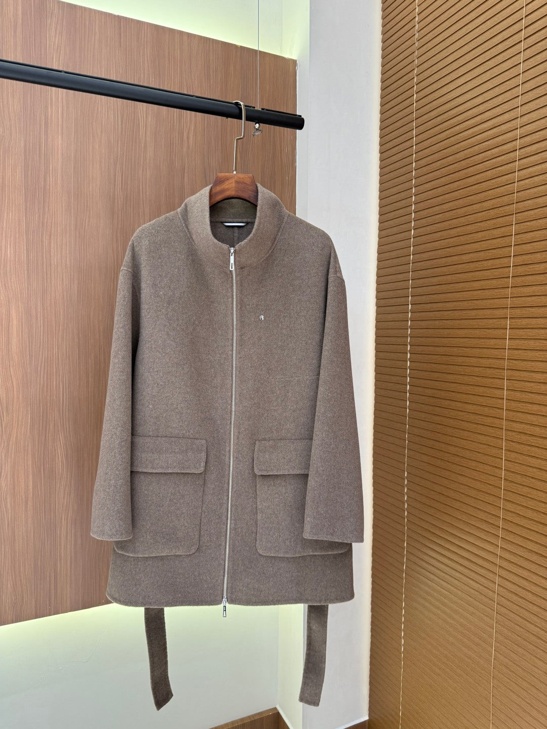 HERMES 25S WOOL COAT 100