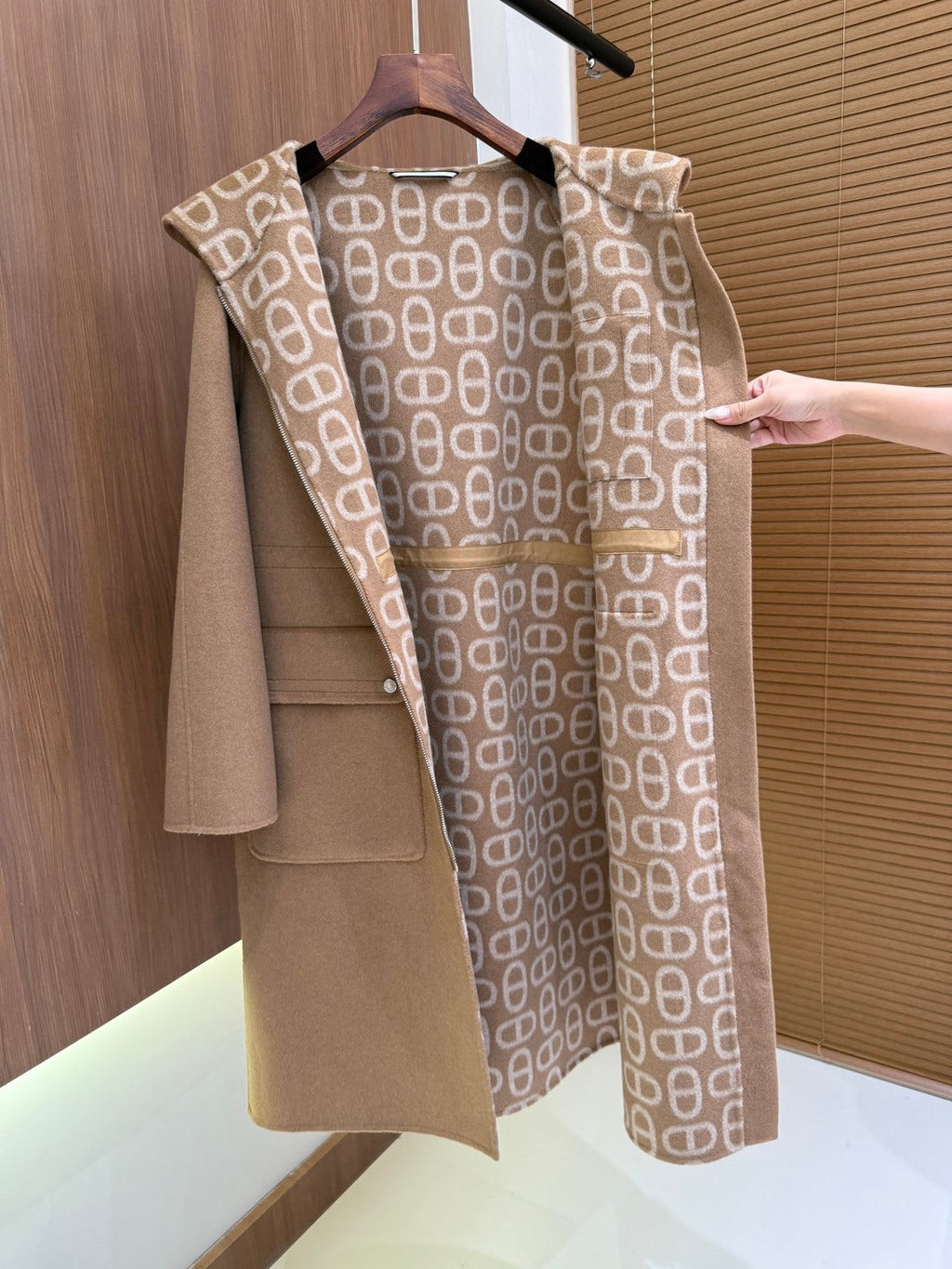 HERMES 25S WOOL COAT 101