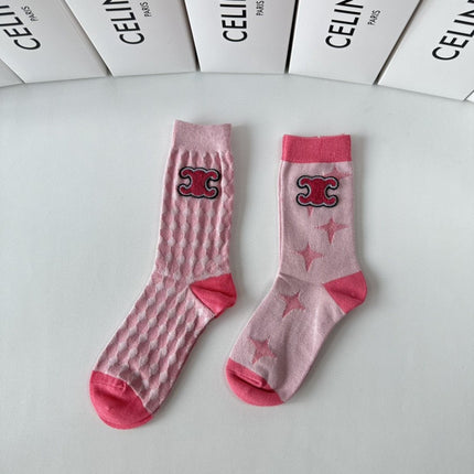 CELINE 26S CREW SOCKS 494264 (1 BOX)