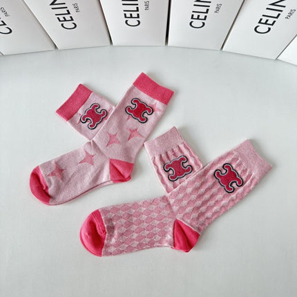 CELINE 26S CREW SOCKS 494264 (1 BOX)