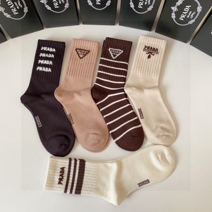 PRADA 26S CREW SOCKS 893688 (1 BOX)