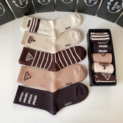 PRADA 26S CREW SOCKS 893688 (1 BOX)