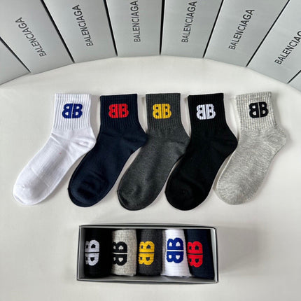 BALENCIAGA 26S ANKLE SOCKS 507976 (1 BOX)