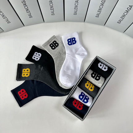 BALENCIAGA 26S ANKLE SOCKS 507976 (1 BOX)