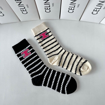 CELINE 26S CREW SOCKS 520270 (1 BOX)