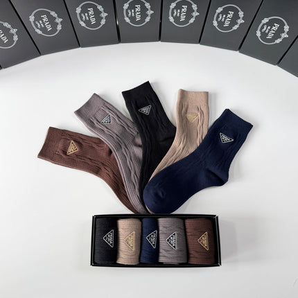 PRADA 26S CREW SOCKS 114852 (1 BOX)