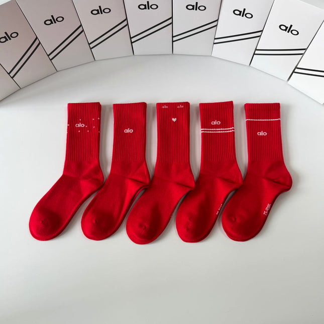 ALO 26S CREW SOCKS 150801 (1 BOX)