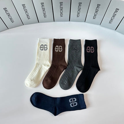 BALENCIAGA 26S CREW SOCKS 234047 (1 BOX)