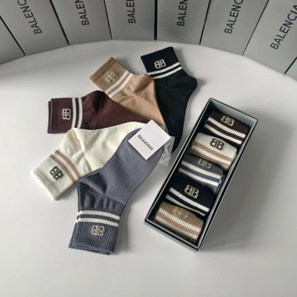 BALENCIAGA 26S ANKLE SOCKS 263813 (1 BOX)