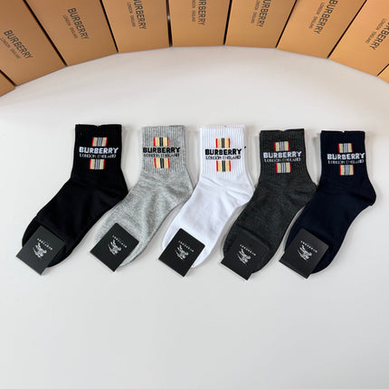 BURBERRY 26S ANKLE SOCKS 282300 (1 BOX)
