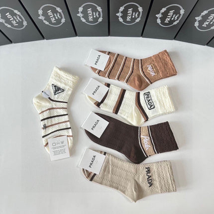 PRADA 26S ANKLE SOCKS 283723 (1 BOX)