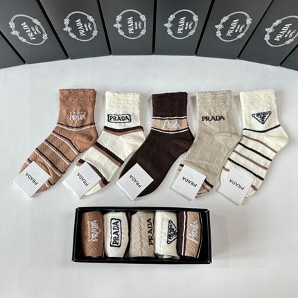 PRADA 26S ANKLE SOCKS 283723 (1 BOX)