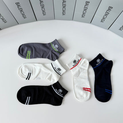 BALENCIAGA 26S ANKLE SOCKS 296484 (1 BOX)