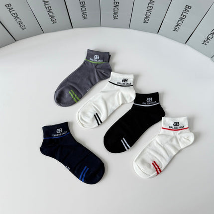 BALENCIAGA 26S ANKLE SOCKS 296484 (1 BOX)