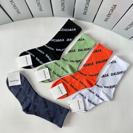 BALENCIAGA 26S CREW SOCKS 314728 (1 BOX)