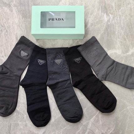 PRADA 26S CREW SOCKS 346562 (1 BOX)