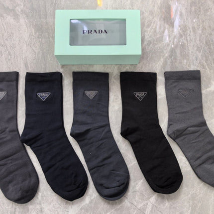 PRADA 26S CREW SOCKS 346562 (1 BOX)