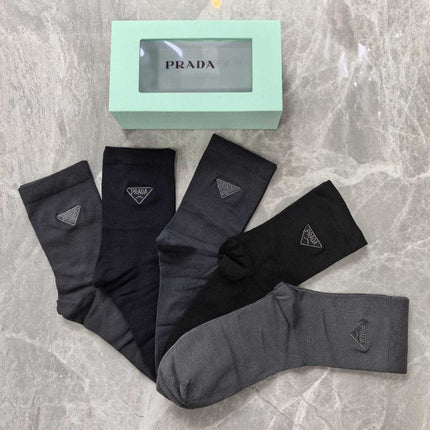 PRADA 26S CREW SOCKS 346562 (1 BOX)