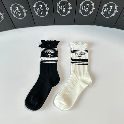 PRADA 26S CREW SOCKS 341906 (1 BOX)