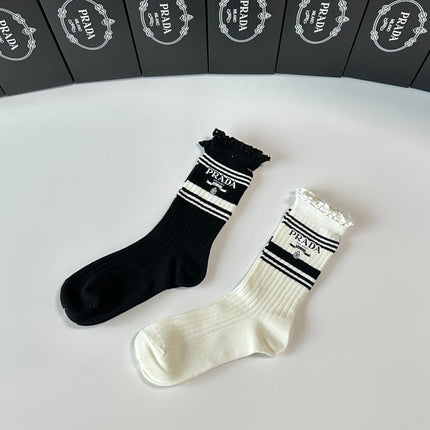 PRADA 26S CREW SOCKS 341906 (1 BOX)